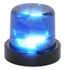 H0 Rotating flashing light with blue LED