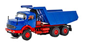 H0 MB round bonnet 3-axle with MEILLER tipper, basic, functional model 