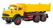 H0 MB round bonnet 3-axle dump truck, basic, functional model