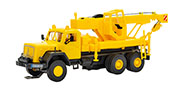 H0 MAGIRUS DEUTZ 3-axle recovery crane with rotating flashing lights, basic, functional model