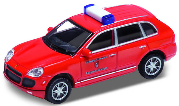 Vollmer 41688 - Porsche Cayenne Turbo, fire brigade, red, finished model