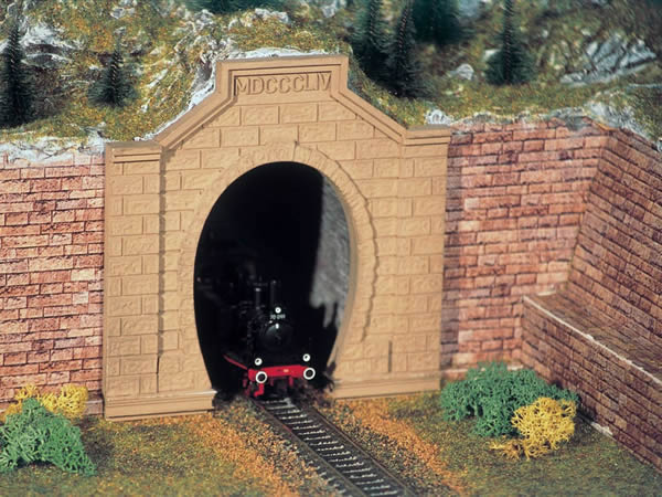 Vollmer 42504 - Tunnel portal Rheintal, single track, 2 pcs.
