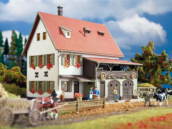 Vollmer 43721 - Farm house with shed
