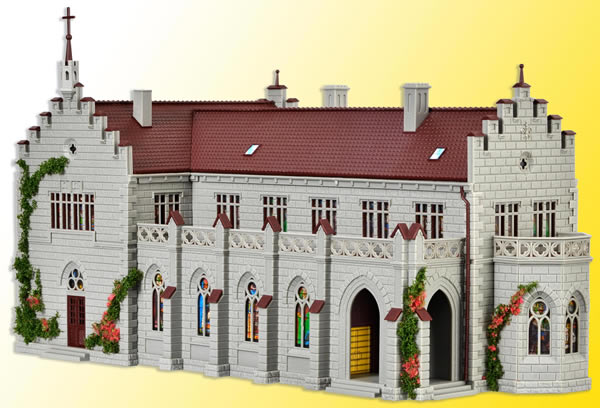Vollmer 43860 - Monastery with graveyard and accessories