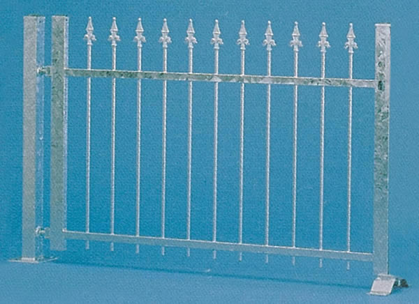 Vollmer 45008 - Iron fence, alucoloured