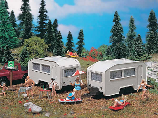Vollmer 45147 - Caravan, 2 pieces