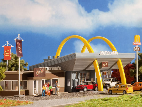 Vollmer 47766 - McDonald´s fast food restaurant with McCafé