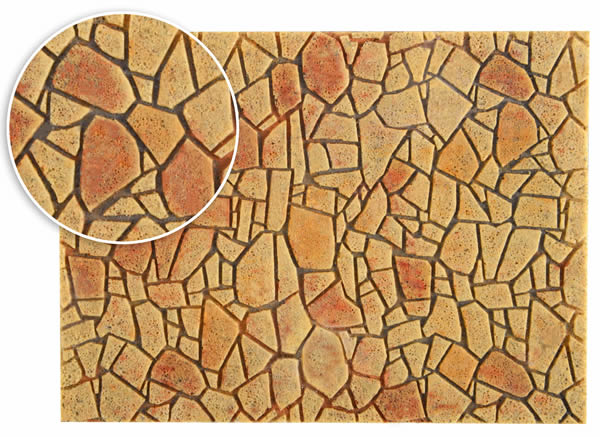 Vollmer 48227 - Polygonal stone plate , Mediterranean L 27.5 x W 16 cm