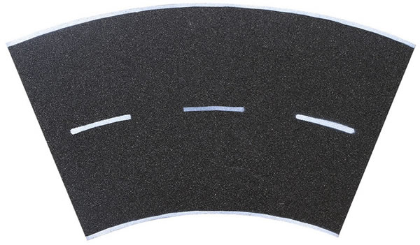 Vollmer 48265 - Street plate asphalt, 45°-curve, radius 12 cm