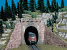 Tunnel portal, single track, 2 pcs.
