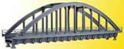 Steel arched bridge, straight