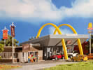 McDonald`s fast food restaurant with McCafé