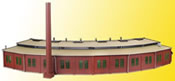 Round-house with door lok mechanism, six track functional kit