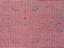 Wall plate red brick of cardboard