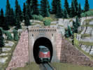 Tunnel portal, single track, 2 pcs.