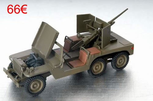 Wespe P35050 - WILLYS T14/FLAK 37 - PAINTED