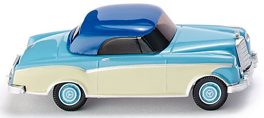 Wiking 14421 - MB 220 Coupe blue/white