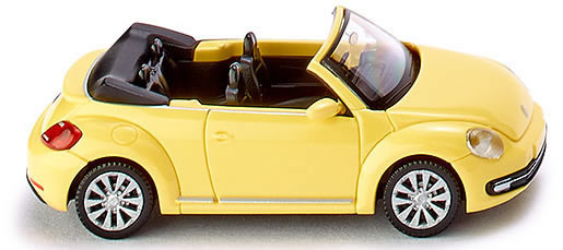 Wiking 2801 - VW Beetle Cabrio TpDn Ylw