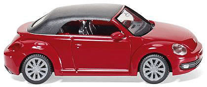 Wiking 2849 - VW Beetle Cabrio red