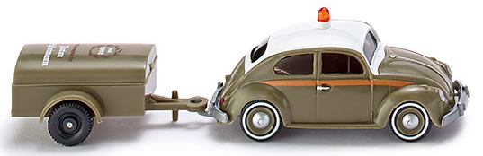 Wiking 3001 - VW Beetle 1200 w/Trailer