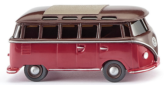 Wiking 31704 - VW T1 Bus brown/red