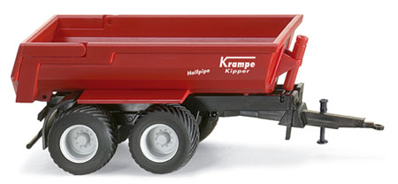 Wiking 38805 - Tipper Trailer Krampe red