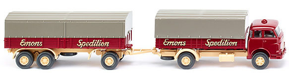 Wiking 41603 - Platform Truck/Trlr Emons