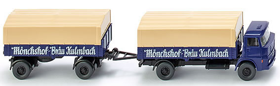 Wiking 41701 - Truck/Trlr Monchshof Brau