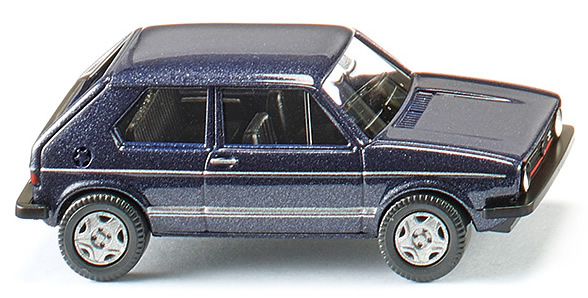 Wiking 4502 - VW Golf I GTI blue Mtllc