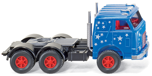 Wiking 50702 - US Tractor Cab Blue/Stars