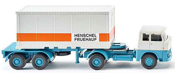 Wiking 52601 - Container Semi Henschel