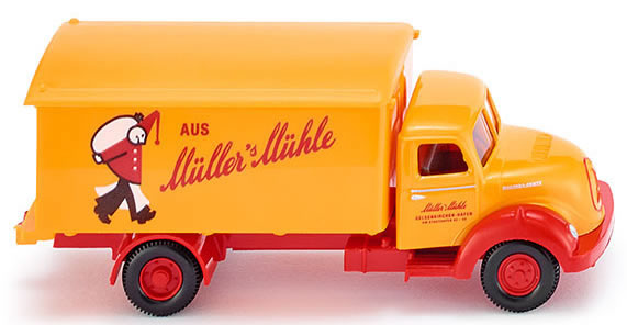 Wiking 54049 - Box Truck Mullers Muhle