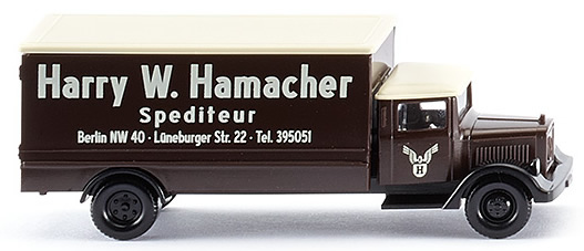 Wiking 94407 - Box Truck Harry Hamacher